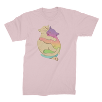 Cat Love Aura Premium Jersey Adult T-Shirt