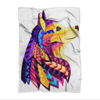Wolf Tribe Sublimation Throw Blanket