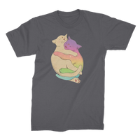 Cat Love Aura Premium Jersey Adult T-Shirt
