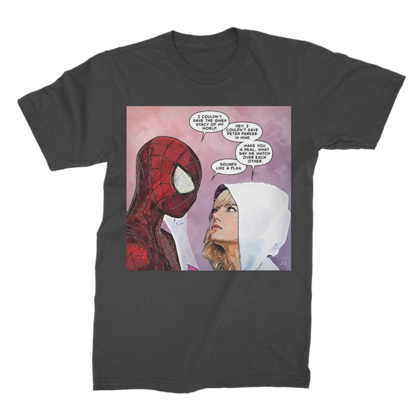 Spider-Man & Spider Gwen Premium Jersey Men's T-Shirt