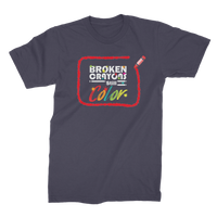 Broken Crayon Still Colors Premium Jersey Adult T-Shirt