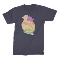 Cat Love Aura Premium Jersey Adult T-Shirt