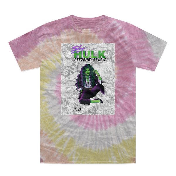 She-Hulk Attorney at Law Tie-Dye T-Shirt