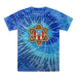 Sol Taino PR flag Tie-Dye T-Shirt