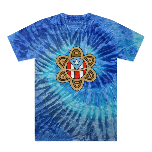 Sol Taino PR flag Tie-Dye T-Shirt