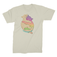 Cat Love Aura Premium Jersey Adult T-Shirt