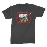 Broken Crayon Still Colors Premium Jersey Adult T-Shirt