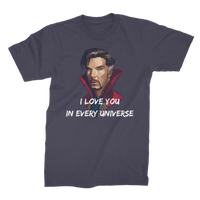 Dr. Strange "I Love You In Every Universe" Premium Jersey Men's T-Shirt