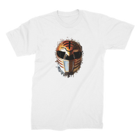 White Ranger helmet Premium Jersey Adult T-Shirt