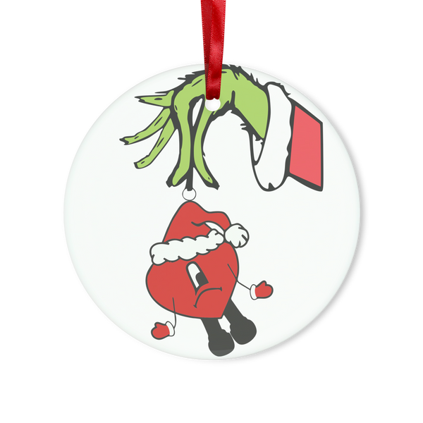 Una Navidad Sin Ti Glass Hanging Ornament