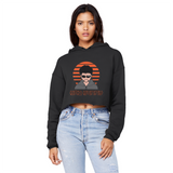 Bad Bunny, Yonaguni Light Sunset Unisex Cropped Raw Edge Boyfriend Hoodie