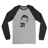 Roberto Clemente Classic Raglan Long Sleeve Shirt