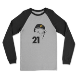 Roberto Clemente Classic Raglan Long Sleeve Shirt