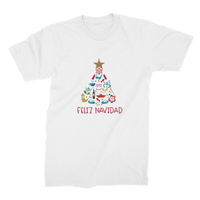 Feliz Navidad Premium Jersey Adult T-Shirt