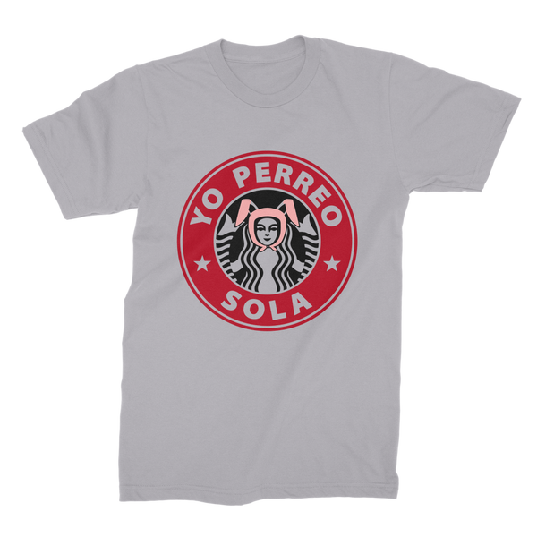 Yo perreo Sola Bad Bunny Premium Jersey Men's T-Shirt