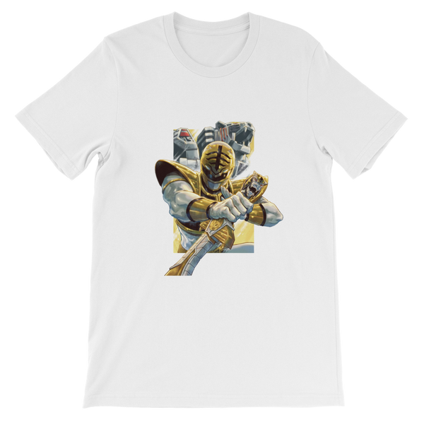 White Ranger and TigerZord Premium Kids T-Shirt