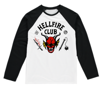 Hellfire Club Sublimation Baseball Long Sleeve T-Shirt