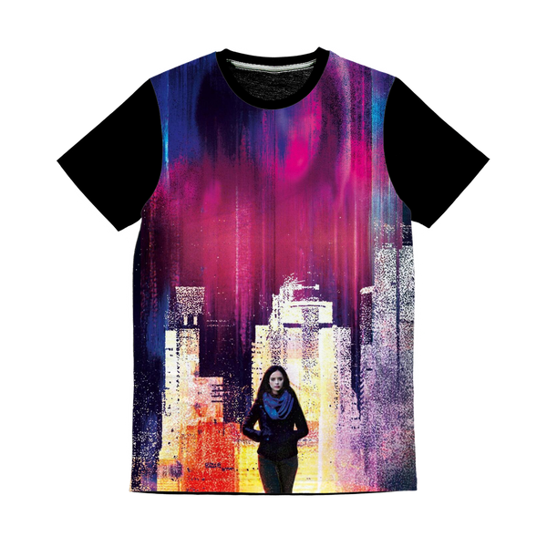 Jessica Jones Classic Sublimation Panel T-Shirt