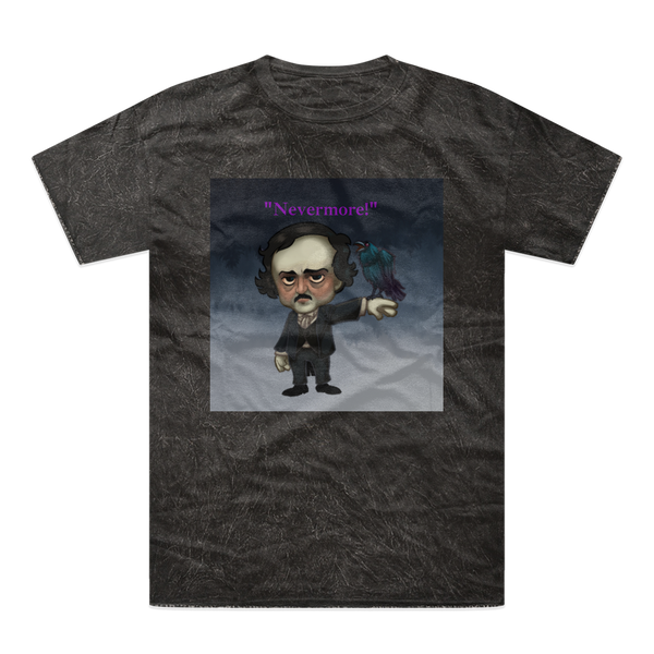 Edgar Allan Poe Tie-Dye T-Shirt