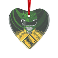 Green Ranger Glass Hanging Ornament