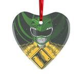 Green Ranger Glass Hanging Ornament