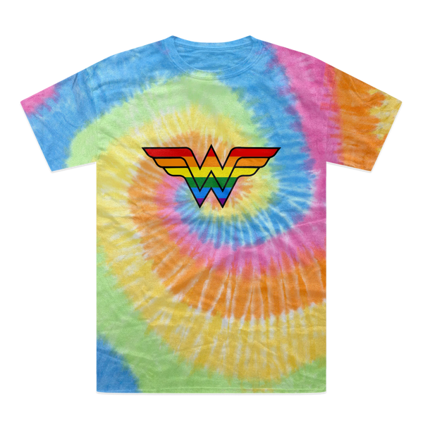 Wonder Woman Pride Tie-Dye T-Shirt