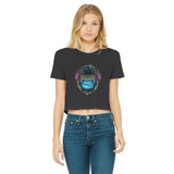 DJ JoJo Classic Women's Cropped Raw Edge T-Shirt