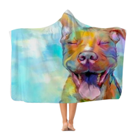 Pit Bull "Pura Vida" Classic Adult Hooded Blanket