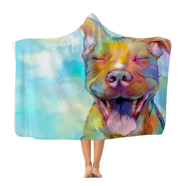 Pit Bull "Pura Vida" Classic Adult Hooded Blanket