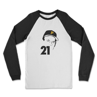 Roberto Clemente Classic Raglan Long Sleeve Shirt