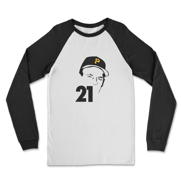 Roberto Clemente Classic Raglan Long Sleeve Shirt