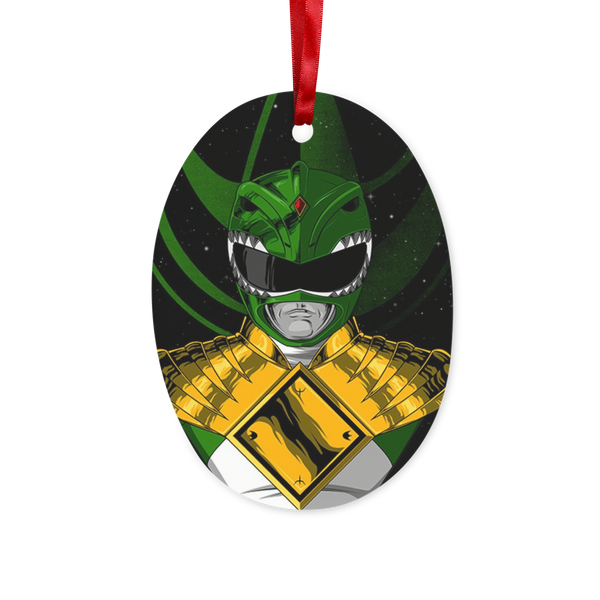 Green Ranger Ceramic Hanging Ornament