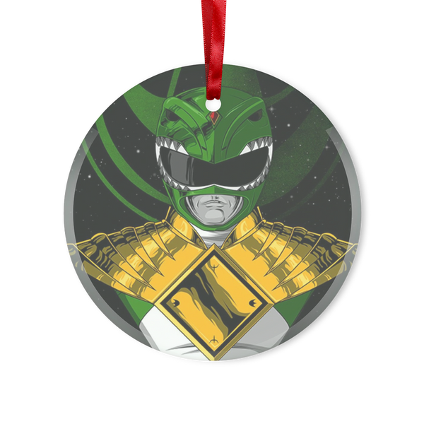 Green Ranger Glass Hanging Ornament