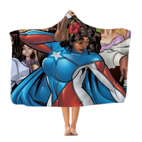 La Borinqueña Classic Adult Hooded Blanket