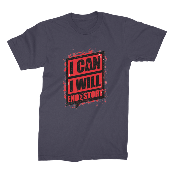 I can I Will Premium Jersey Men's T-Shirt