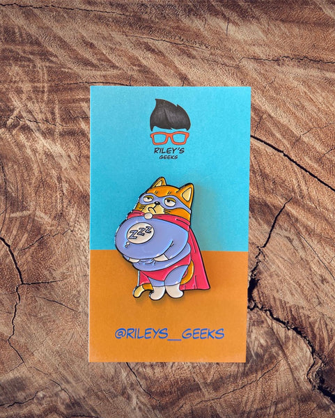 Super Cat Zzz Enamel Pin