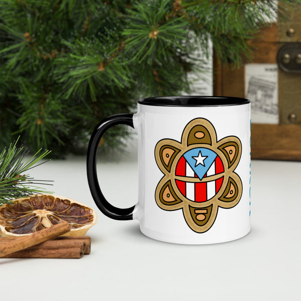 Sol Taino Borikén Coffee Mug with Color Inside