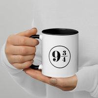 9 3/4 Platform Harry Potter Mug with Color Inside