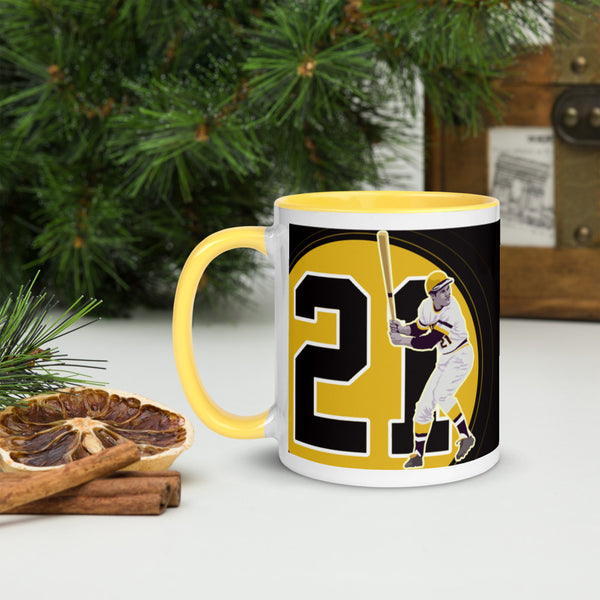 Roberto Clemente Coffee Mug with Color Inside